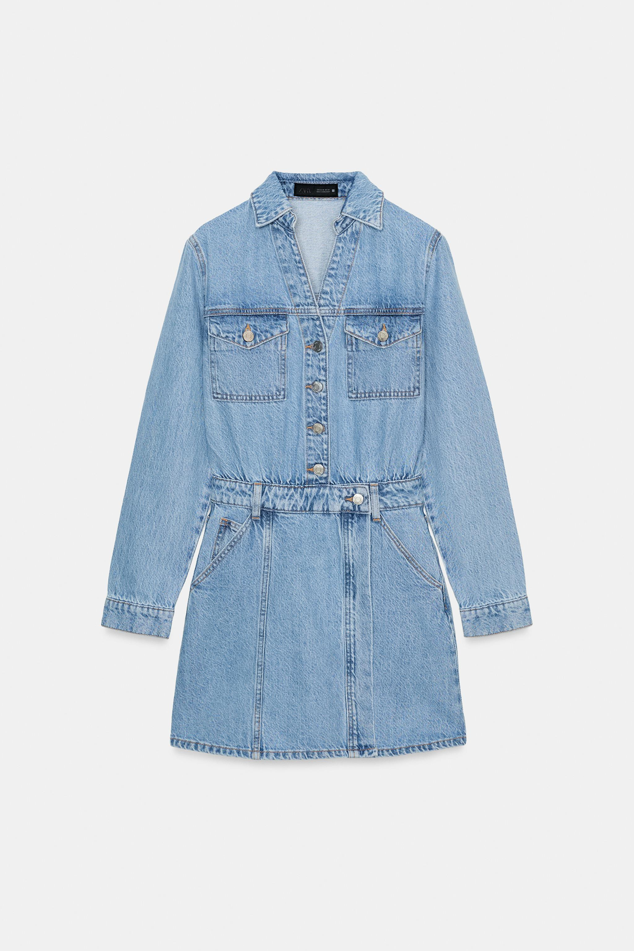 Z1975 SHORT DENIM DRESS | Zara US