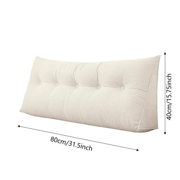 Edge Pillow Headboard Twin XL for Dorm Bed Headboard Wedge Pillows for Headboard Gap with Non Rem... | Walmart (US)