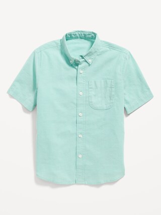 Short-Sleeve Oxford Shirt for Boys | Old Navy (US)