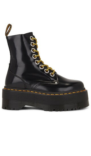 Dr. Martens Jadon Max Boot in Black. - size 7 (also in 8, 9) | Revolve Clothing (Global)