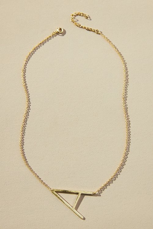 Monogram Pendant Necklace | Anthropologie (US)