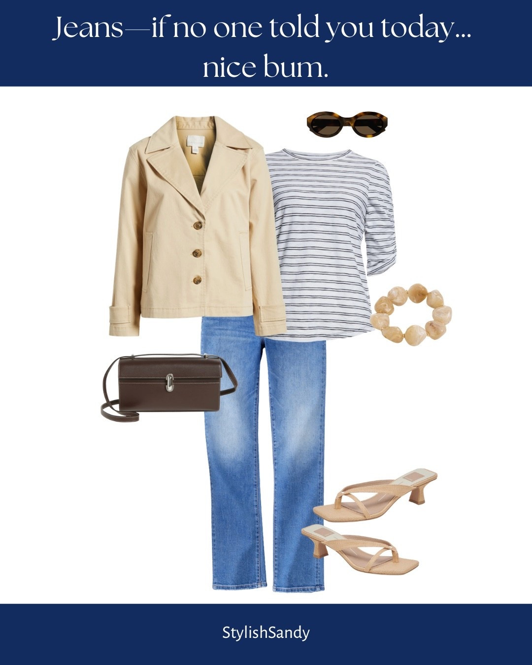 Right now, my 2 Favorite pairs of jeans. 
For both jeans, if between sizes, size down.  
I’m wearing a regular 25 in both.  Top fits tts. I'm wearing a size Xs. Jacket fits big, size down.  I'm wearing a size xxs.

#LTKOver40 #LTKootd #LTKSeasonal