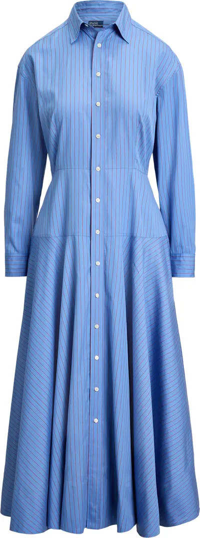 Stripe Cotton Poplin Shirtdress | Nordstrom