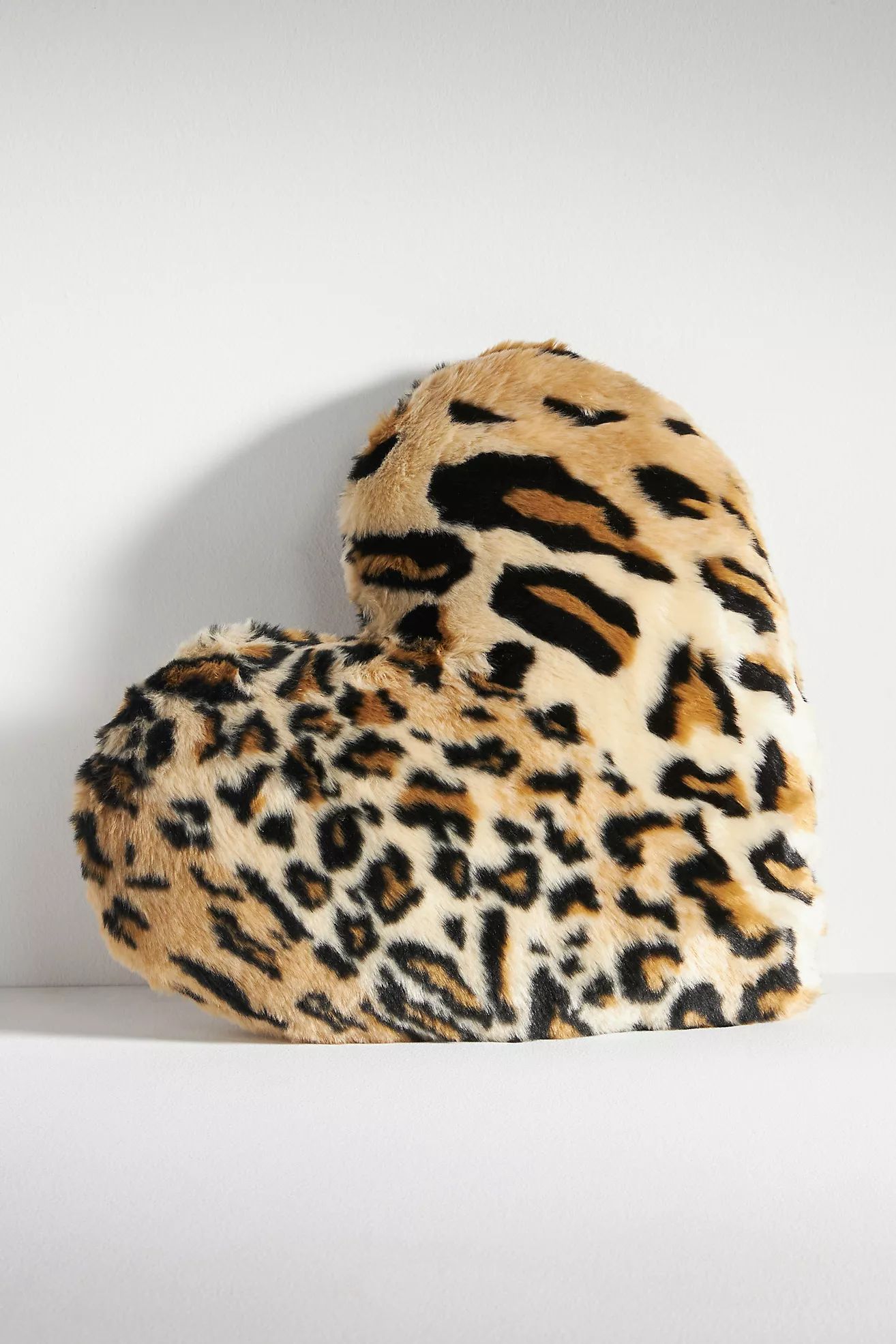 Chester Faux Fur Heart Pillow | Anthropologie (US)