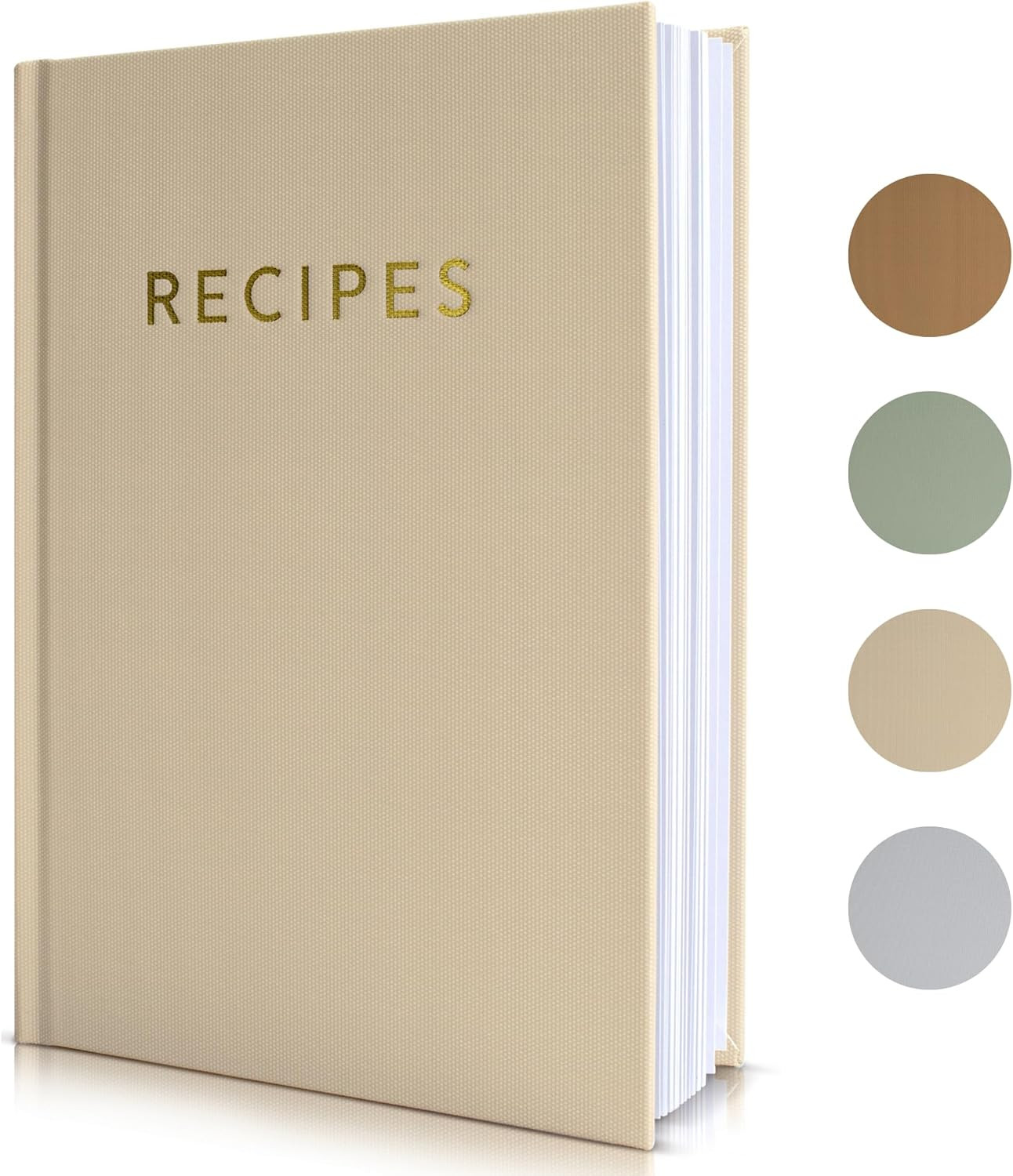 ZICOTO Aesthetic Blank Recipe Book with Waterproof Cover - The Perfect Recipe Notebook To Write I... | Amazon (US)