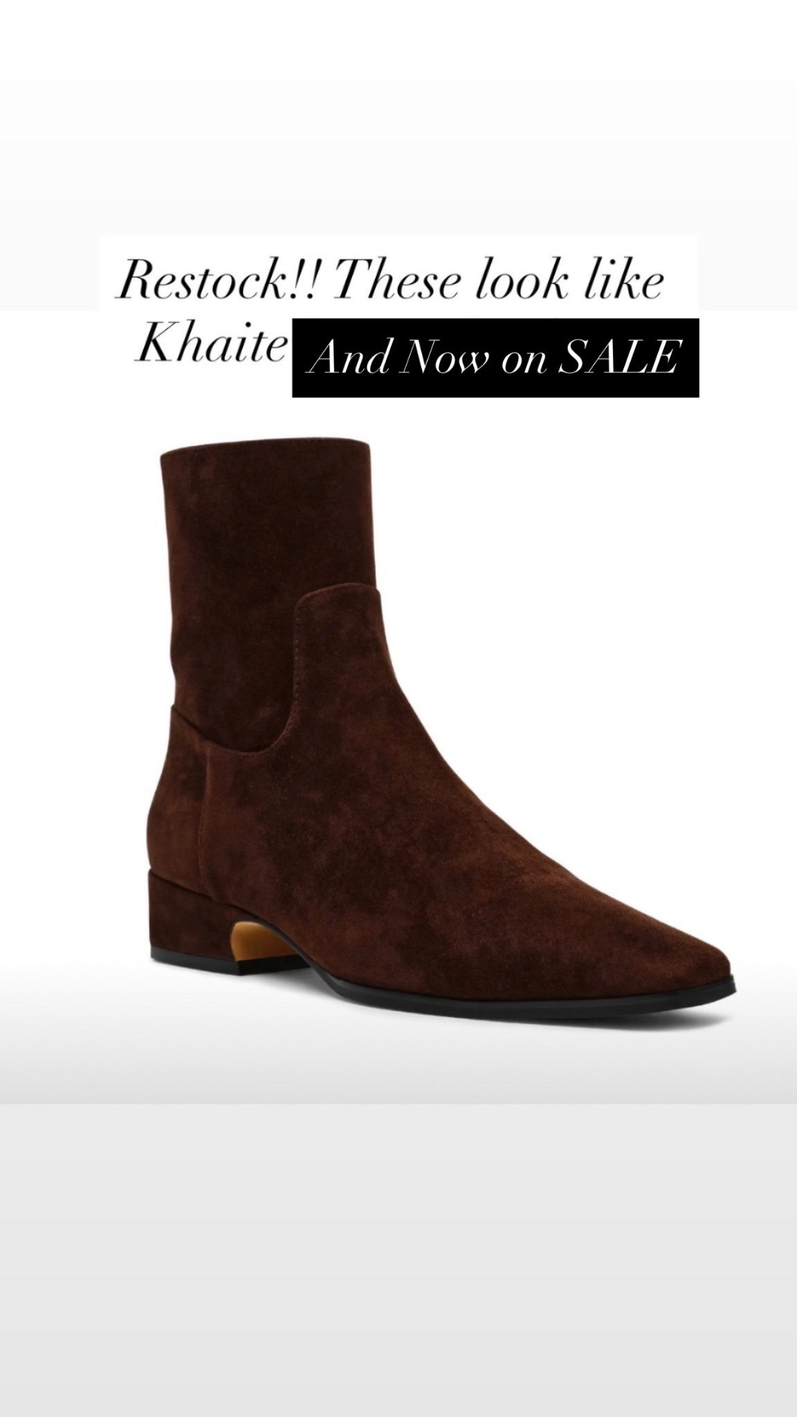 Lowest I’ve seen these designer inspired booties so far

#LTKCyberWeek #LTKHoliday #LTKOver40