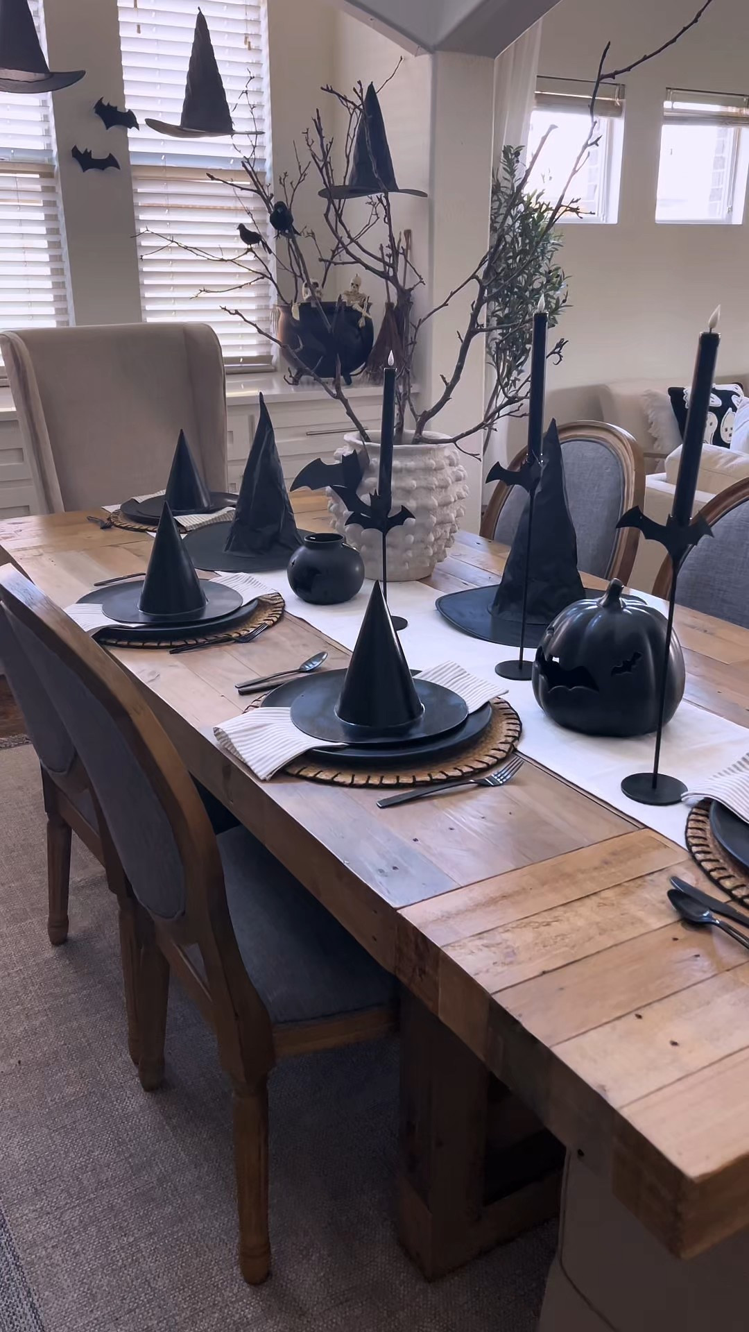 Halloween tablescape inspo - halloween party inspo - Halloween hosting ideas .. if you can’t find something linked on this post I have all of these tables linked under collections - halloween tables and they will have each table with all the links. #LTKHalloween #LTKVideo

#LTKParties #LTKSeasonal #LTKHome