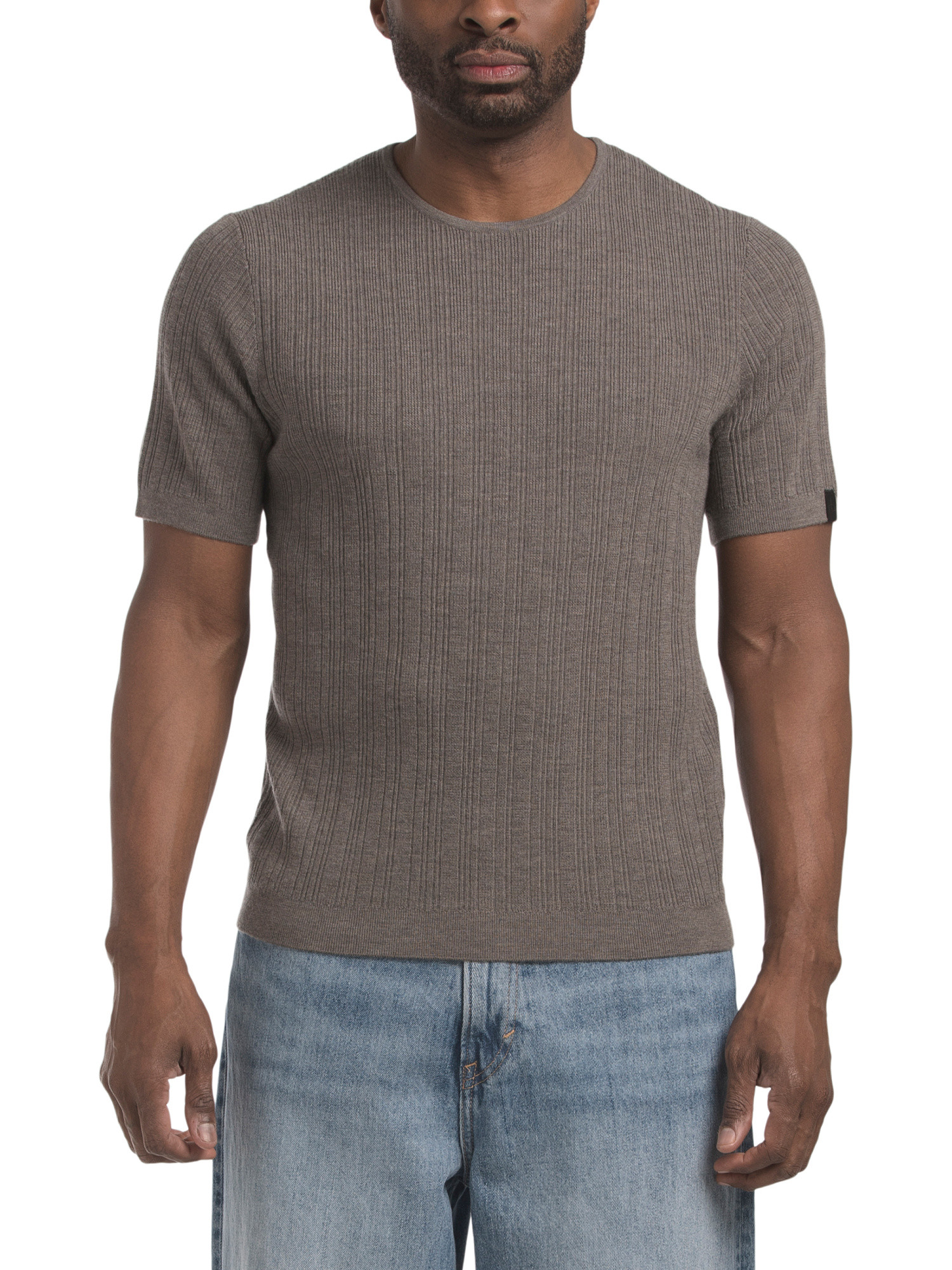 Wool And Cashmere Blend Crawford Tee | TJ Maxx