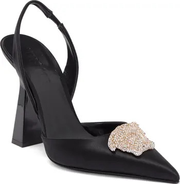 Versace Pavé Crystal Slingback Pump | Nordstromrack | Nordstrom Rack