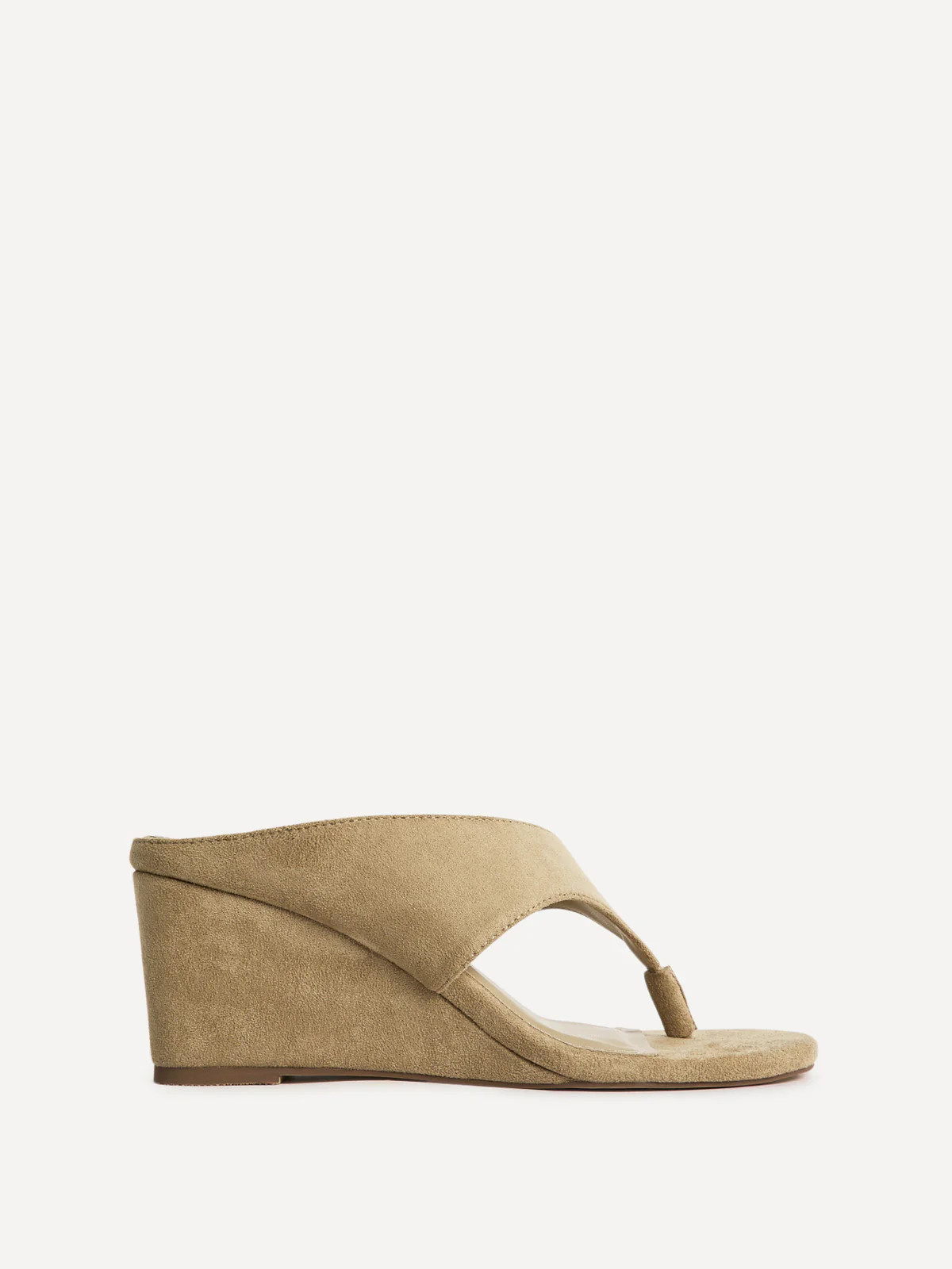 Avalon Sand Toe Post Wedge Sandals | Linzi Shoes