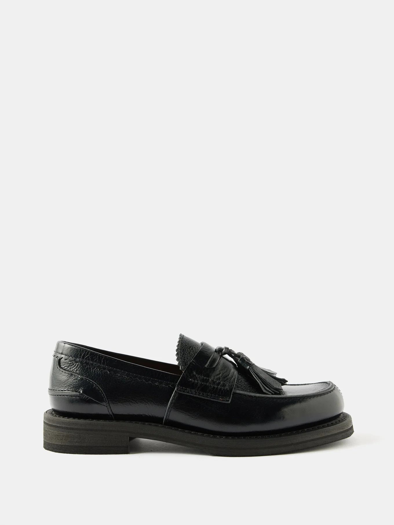 Tasselled creased patent-leather loafers | Our Legacy | Matches (UK)