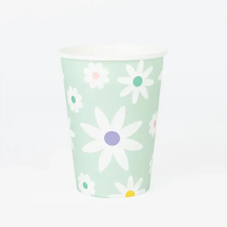 Daisy Print Cups | Ellie and Piper