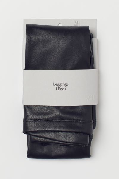 Imitation leather leggings | H&M (UK, MY, IN, SG, PH, TW, HK)