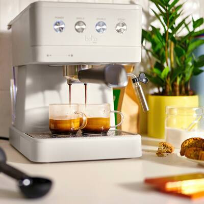 bella PRO - Barista Elite Espresso Station with 20 Bars of High Pressure - Oatmilk | Best Buy U.S.