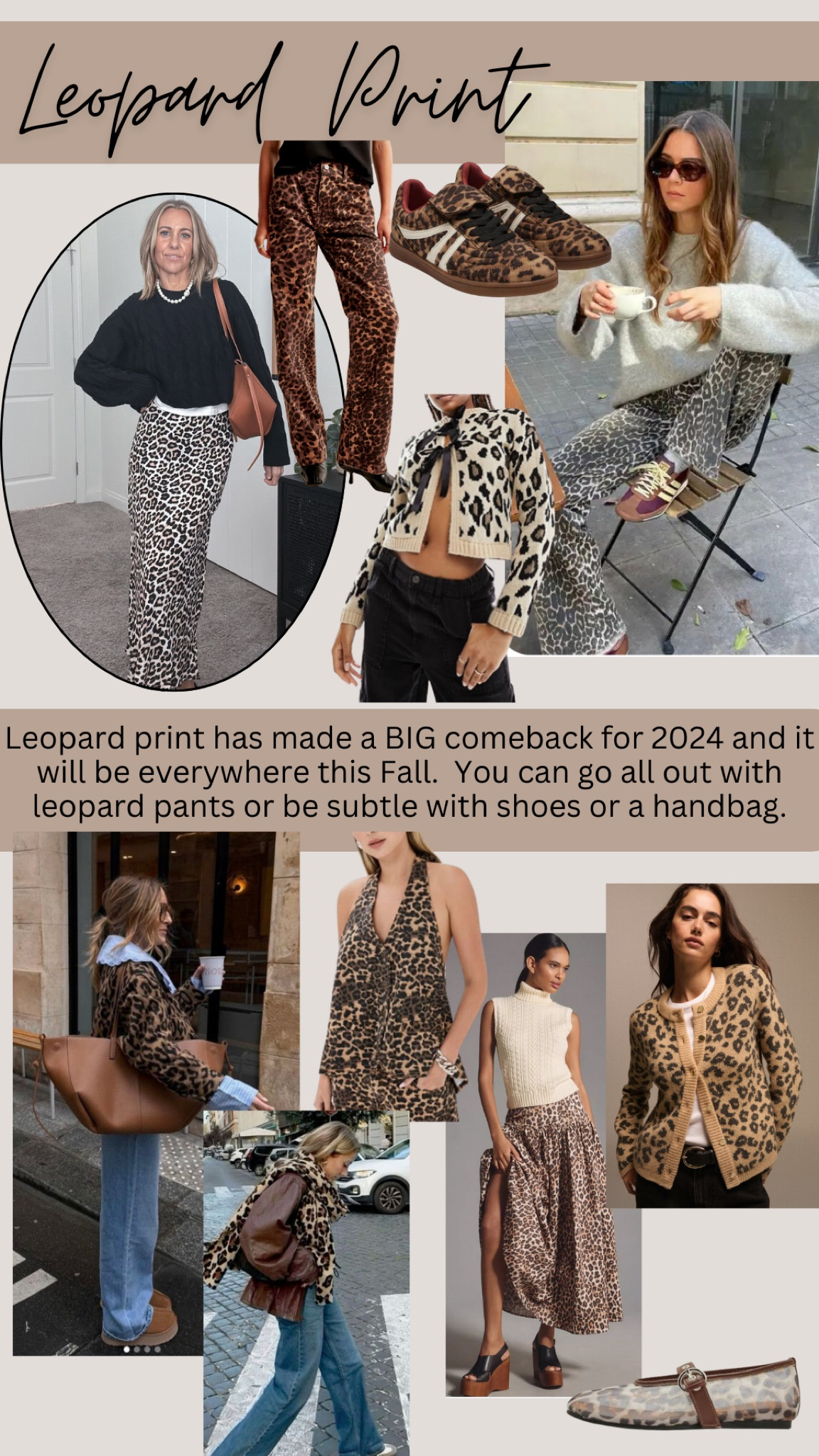 Leopard print trend 

#LTKSeasonal #LTKStyleTip