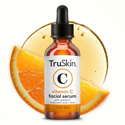 TruSkin Vitamin C Serum For Face – Anti Aging Face Serum with Vitamin C, Hyaluronic Acid, Vitamin E – Brightening Formula – Improve Appearance of Dark Spots, Tone, Fine Lines & Wrinkles, 1 Fl Oz | Amazon (US)
