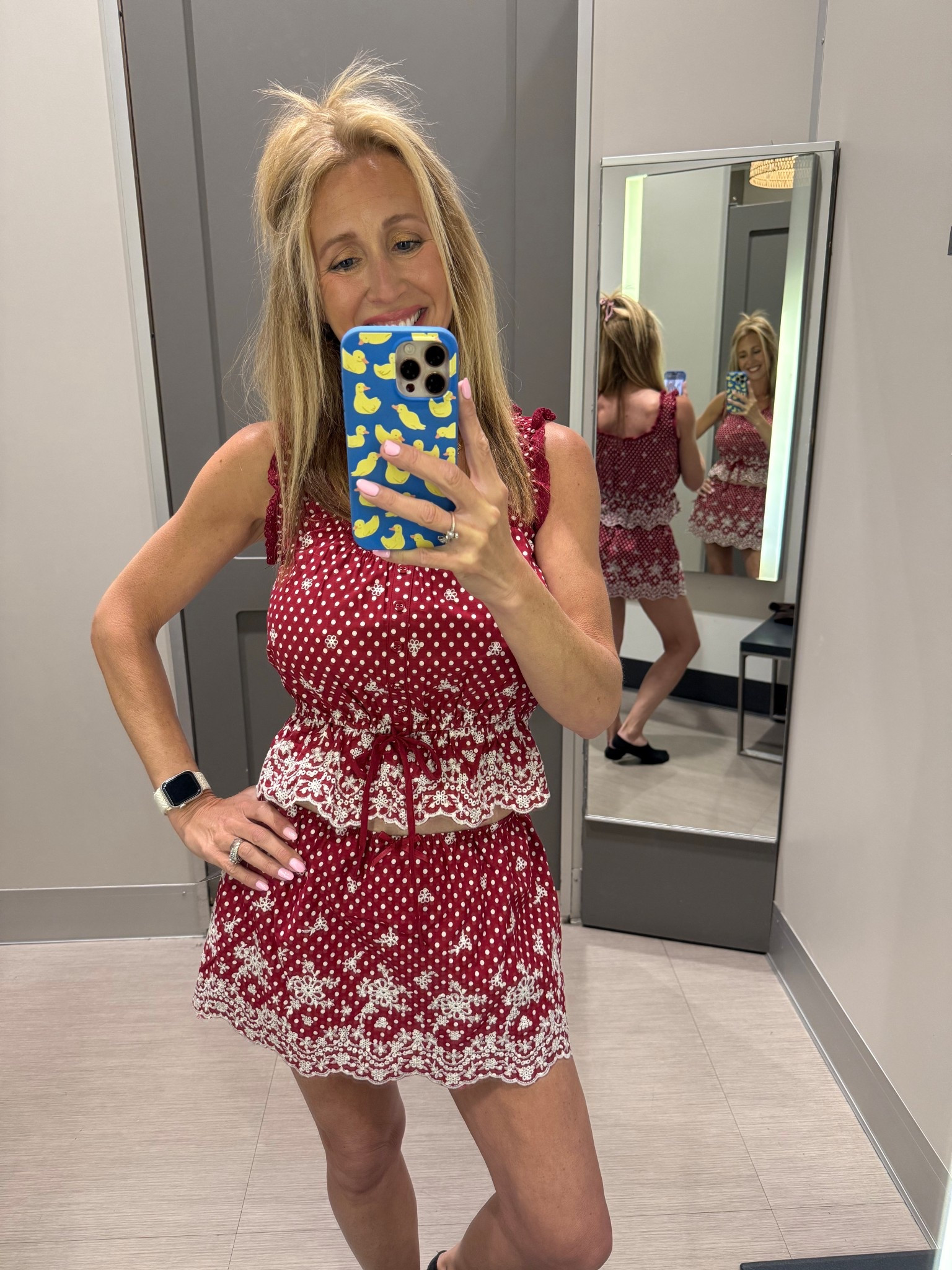 Wild Fable eyelet mini skort and matching tank. Super fun for the summer and I’m wearing a true to size XSMALL

#LTKgrwm #LTKootd #LTKSeasonal