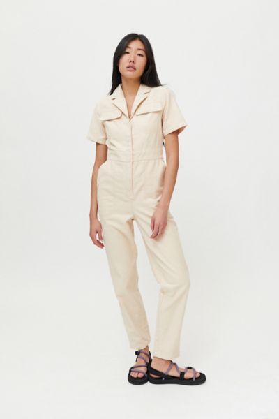 BDG Lizzy Short Sleeve Coverall Jumpsuit | Urban Outfitters (US and RoW)