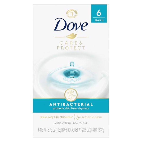 Dove Antibacterial Beauty Bar For All Skin Types, 6CT | CVS