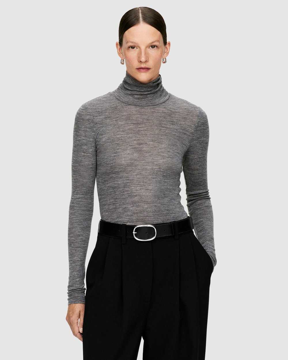 Roll-Neck Wool Top | THE ICONIC (AU & NZ)