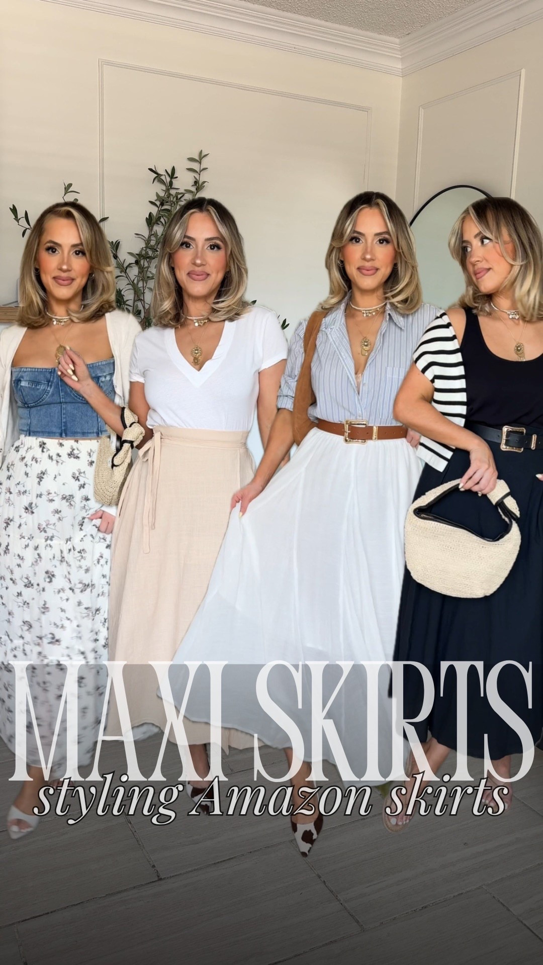 Styling my favorite AMAZON MAXI SKIRTS for SPRING & SUMMER 🌸🥳🙌🏼😍

Wearing a small in all of them babes! 

#LTKgrwm #LTKU #LTKootd