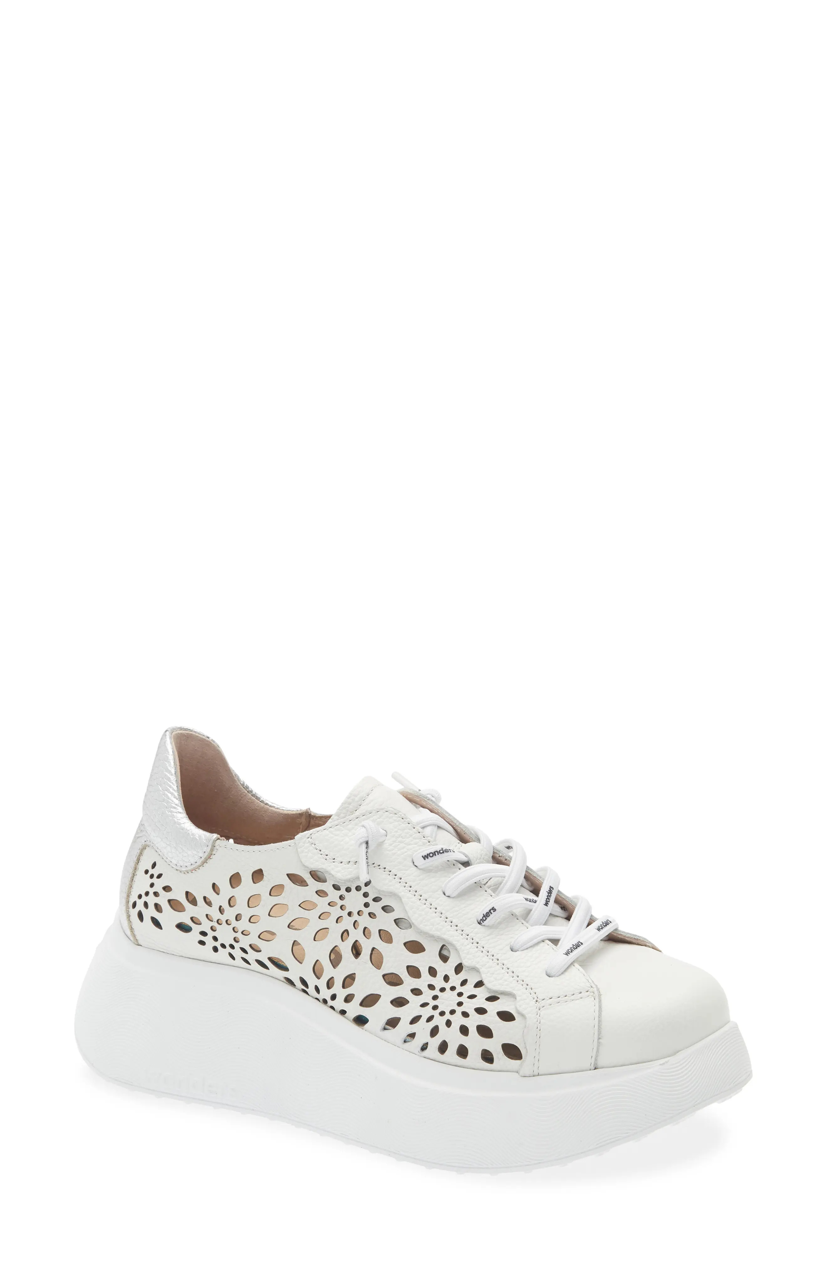 Wonders Laser Cutout Platform Sneaker (Women) | Nordstrom | Nordstrom