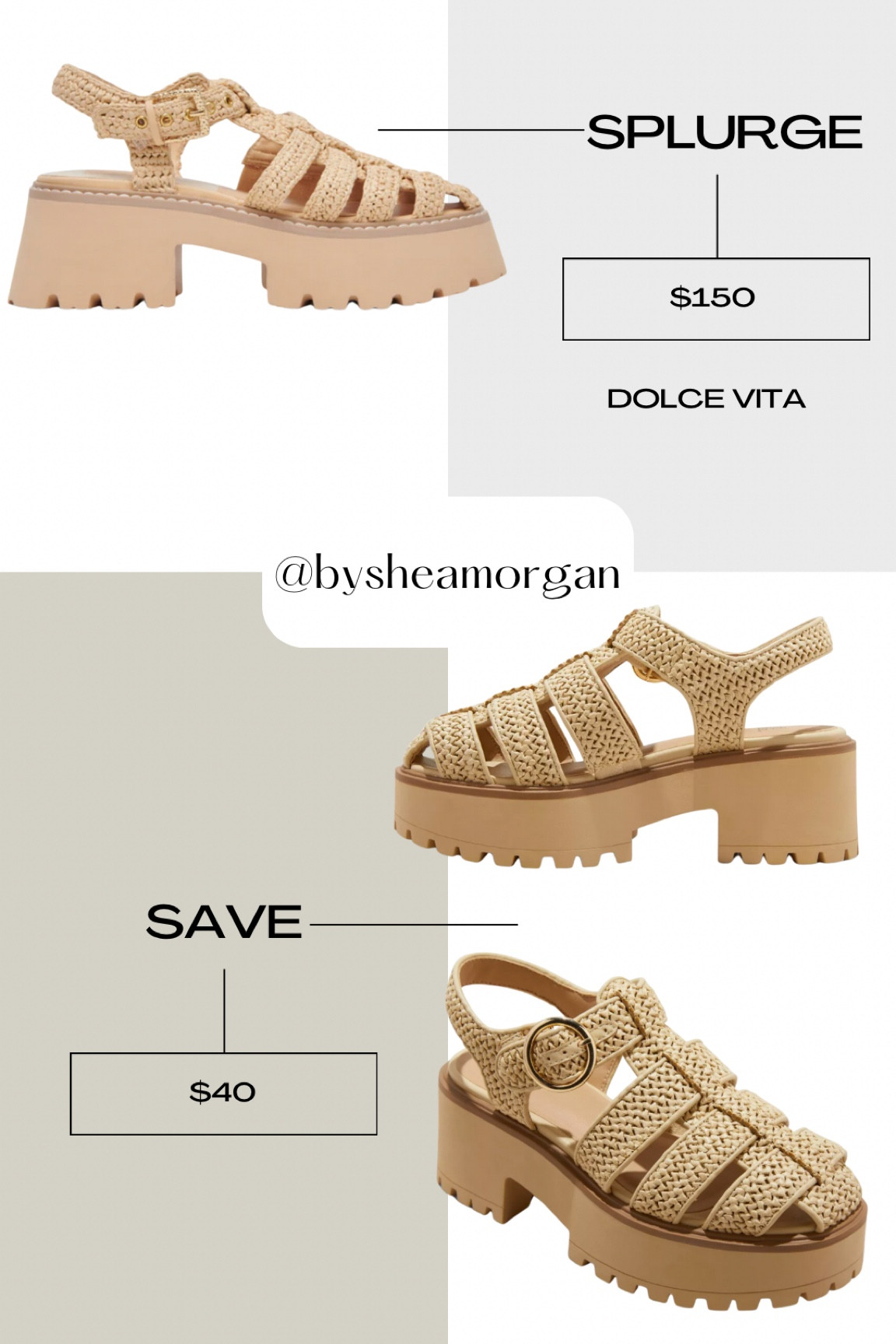 Splurge and save shoes, dolce vita shoes, target shoes 

#LTKShoeCrush