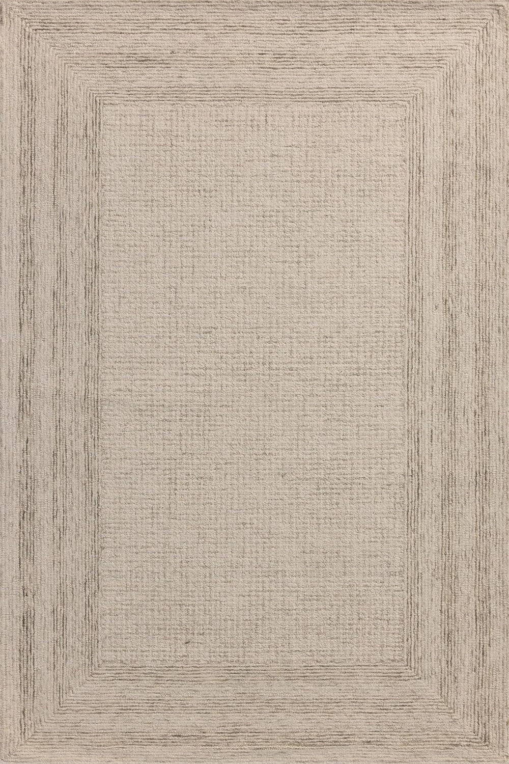 Loloi Amber Lewis Windsor Collection WIN-01 Ivory/Stone 7'-9" x 9'-9", .50" Pile Height, Area Rug | Amazon (US)