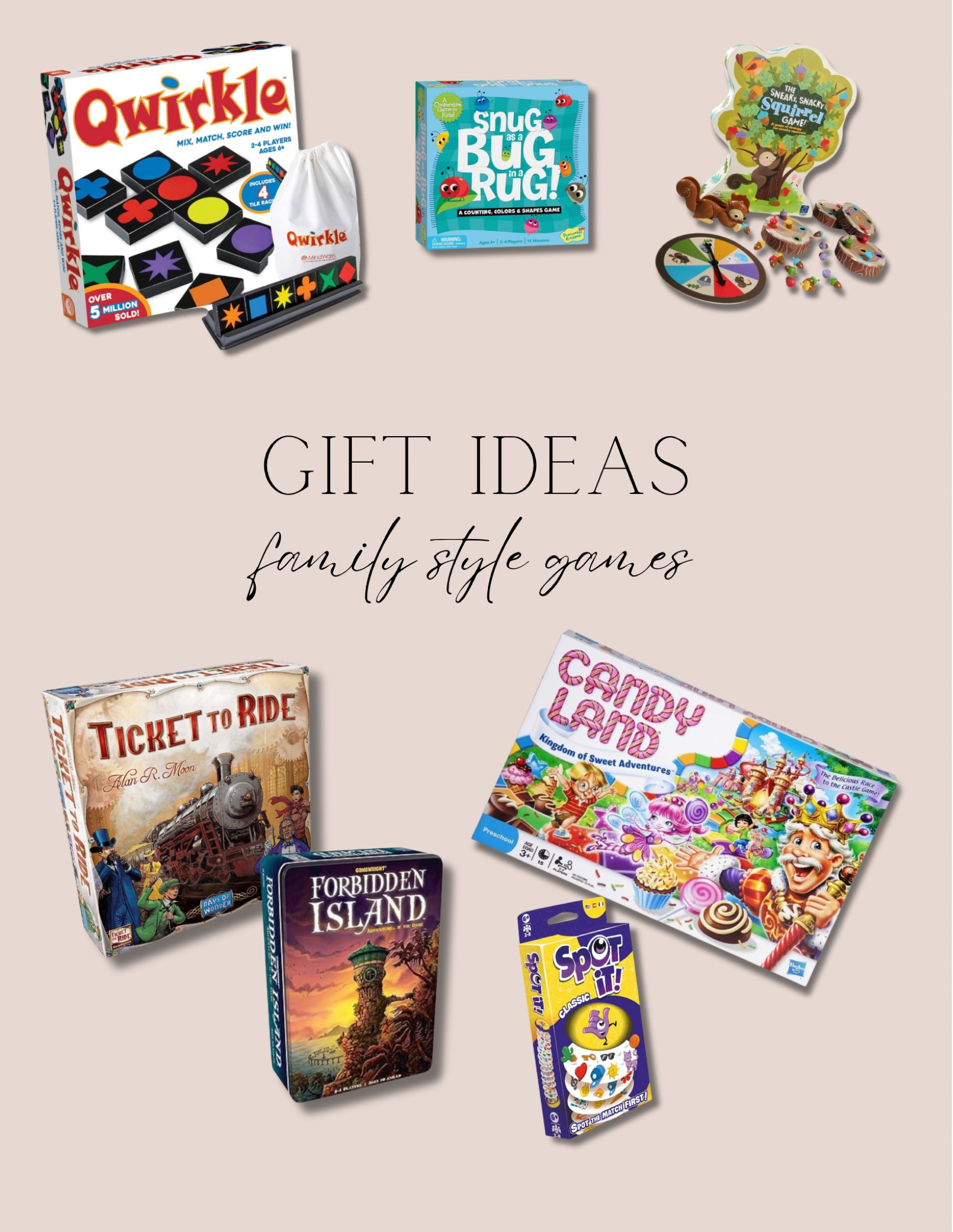 Favorite family style games 

#LTKHoliday #LTKGiftGuide #LTKSeasonal