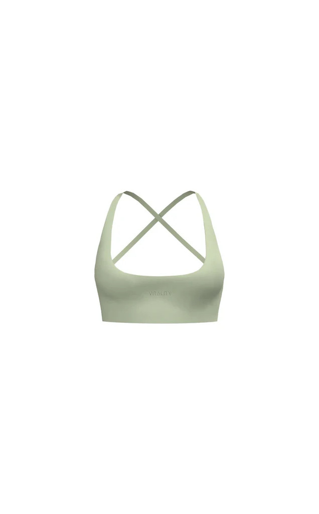 Cloud II™ Lace Up Bra - Sage | Vitality