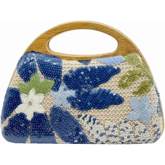 Zhengup Straw Clutch Purses for Women Small Woven Dumpling Bag Summer Beach Clutch Wicker Crossbo... | Walmart (US)