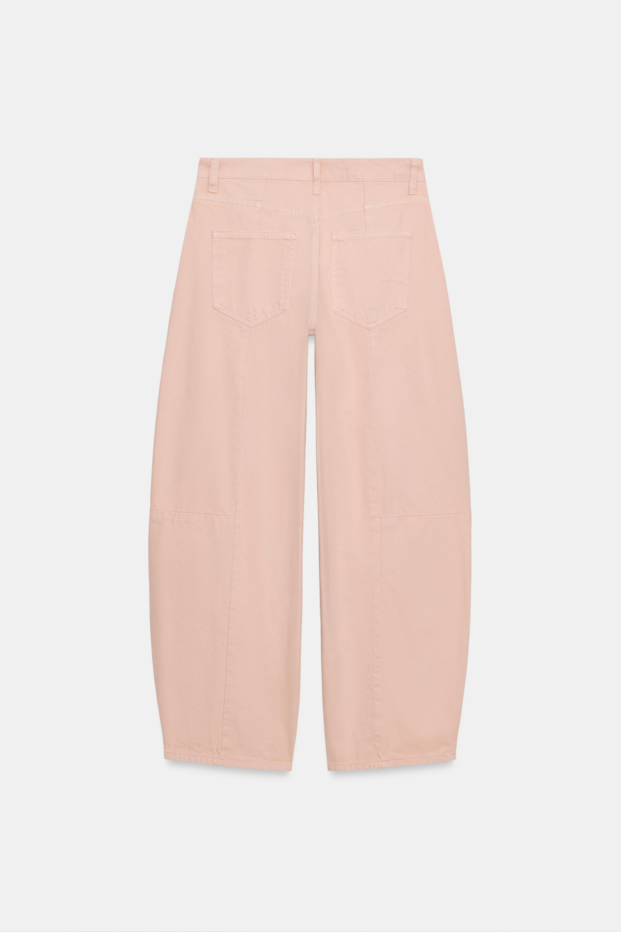 MID-RISE - BARREL LEG - FULL LENGTHZARA WOMAN COLLECTIONMid-rise jeans with belt loops at the wai... | Zara US