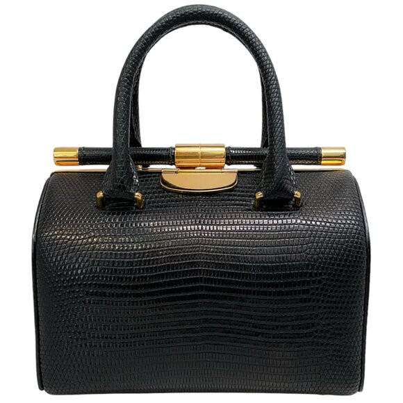 Tyler Ellis Black Lizard Small Jamie Doctor Bag | Poshmark