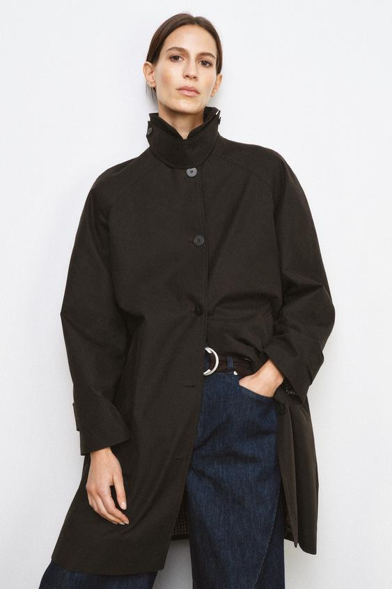 OVERSIZED ZW COLLECTION TRENCH COAT | Zara US