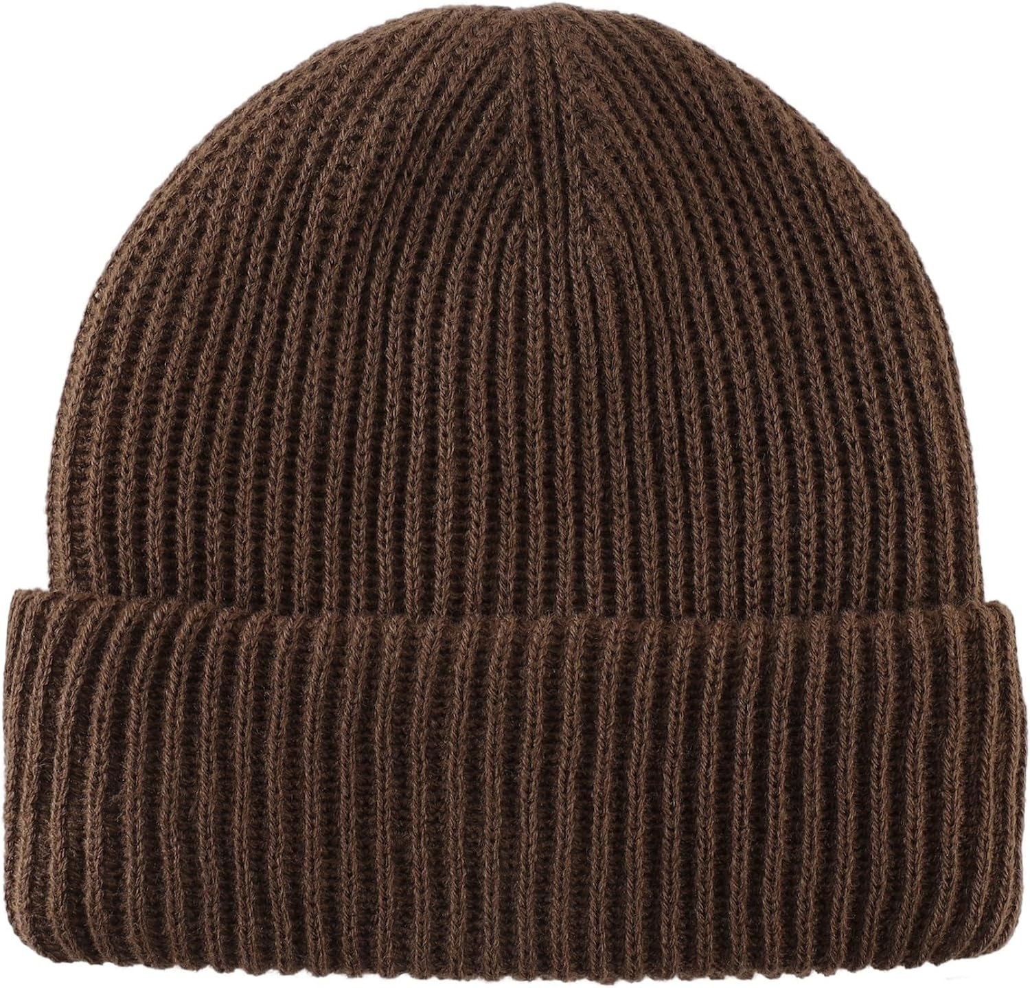Home Prefer Rib Knit Beanie Hat for Men and Women Cuffed Beanie Winter Hat | Amazon (US)