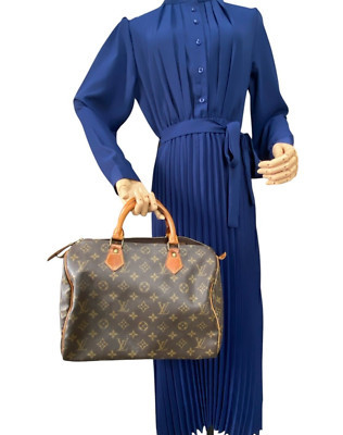 Authentic Louis Vuitton Monogram Speedy 30 Handbag M41526 VI0971　With padlock  | eBay | eBay US