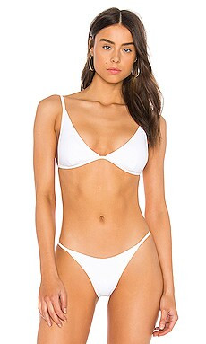 L*SPACE Millie Bikini Top in White from Revolve.com | Revolve Clothing (Global)