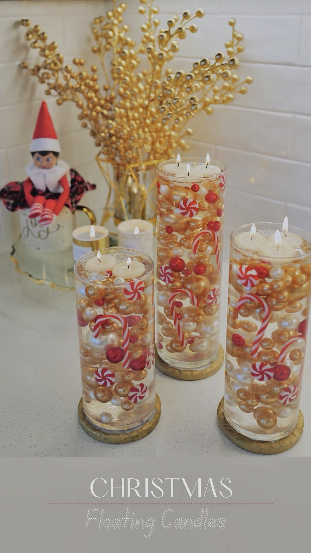 🎅🏻✨ Christmas Floating Candles ✨🕯️ 

It’s easy to use these floating candles for centerpieces! To make the pearls look like they’re floating, we need the water jelly beads. 🫧 I first put them into a big bowl to absorb water for a few hours. Once they are settled, I added the pearls and other fillers in the bowl, mixed them all together before putting them in the clear vases, then finished the look with floating candles. ✨🫶😘

#LTKSeasonal #LTKHoliday #LTKhome