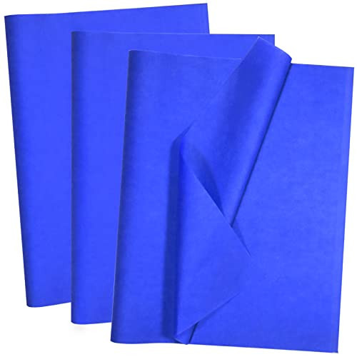 100 Sheets Blue Tissue Paper Artdly 14 x 20 Inches Blue Wrapping Paper Bulk for Weddings Birthday DIY Project Christmas | Amazon (US)