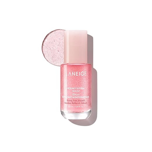 LANEIGE Bouncy & Firm Serum: Korean Slow Aging Collagen Serum with Peptides for Plumping, Firming... | Amazon (US)