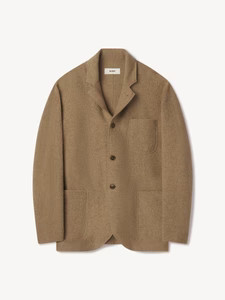 Heather Camel Felted Wool Chore Coat - Buck Mason- Modern American Classics | Buck Mason