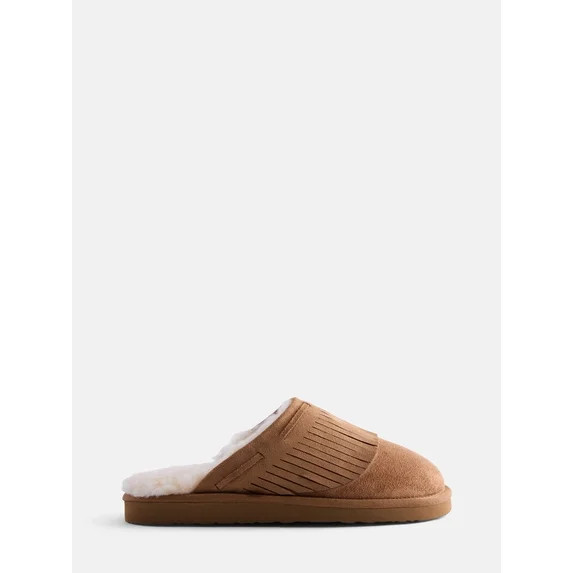 Pawz Women's Sylvie Fringe Scuff Slippers | Walmart (US)