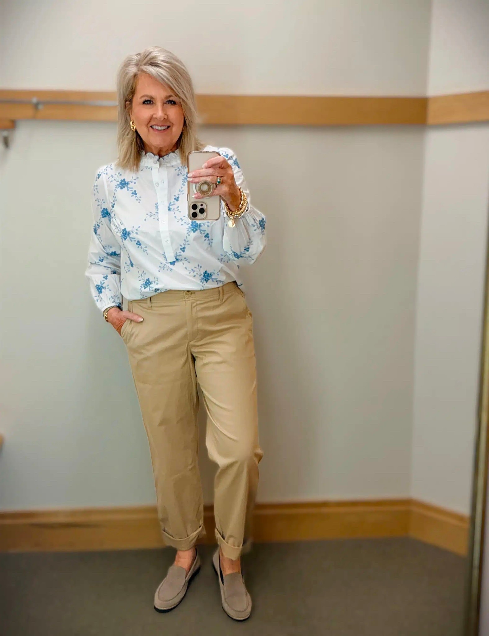 Another favorite from my Talbots try on are these everyday twill chinos! They’re available in several colors and a great option when you don’t want to wear jeans. My blouse is a medium, chinos and jeans are both size 8. 

#LTKWorkwear #LTKootd #LTKOver40