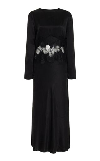 Visions Lace Insert Midi Dress | Moda Operandi (Global)