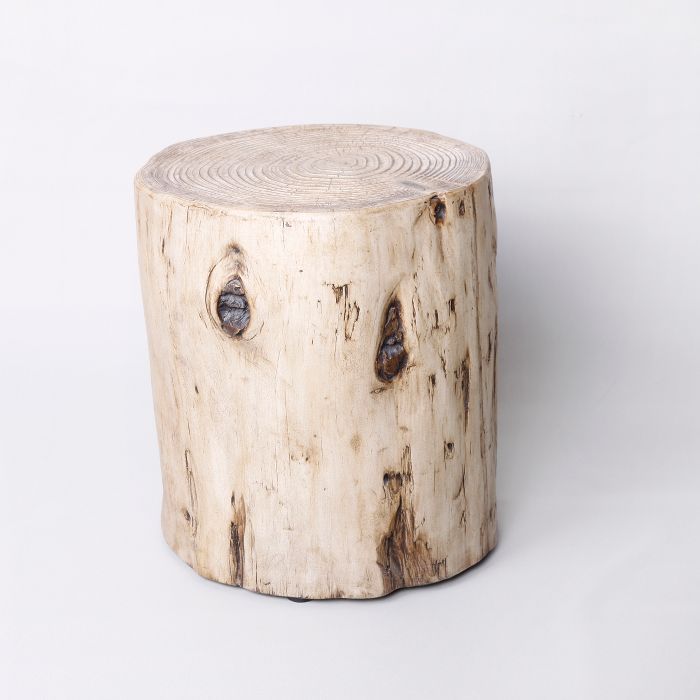 Faux Wood Stump Indoor/Outdoor Accent Table Natural - Project 62™ | Target