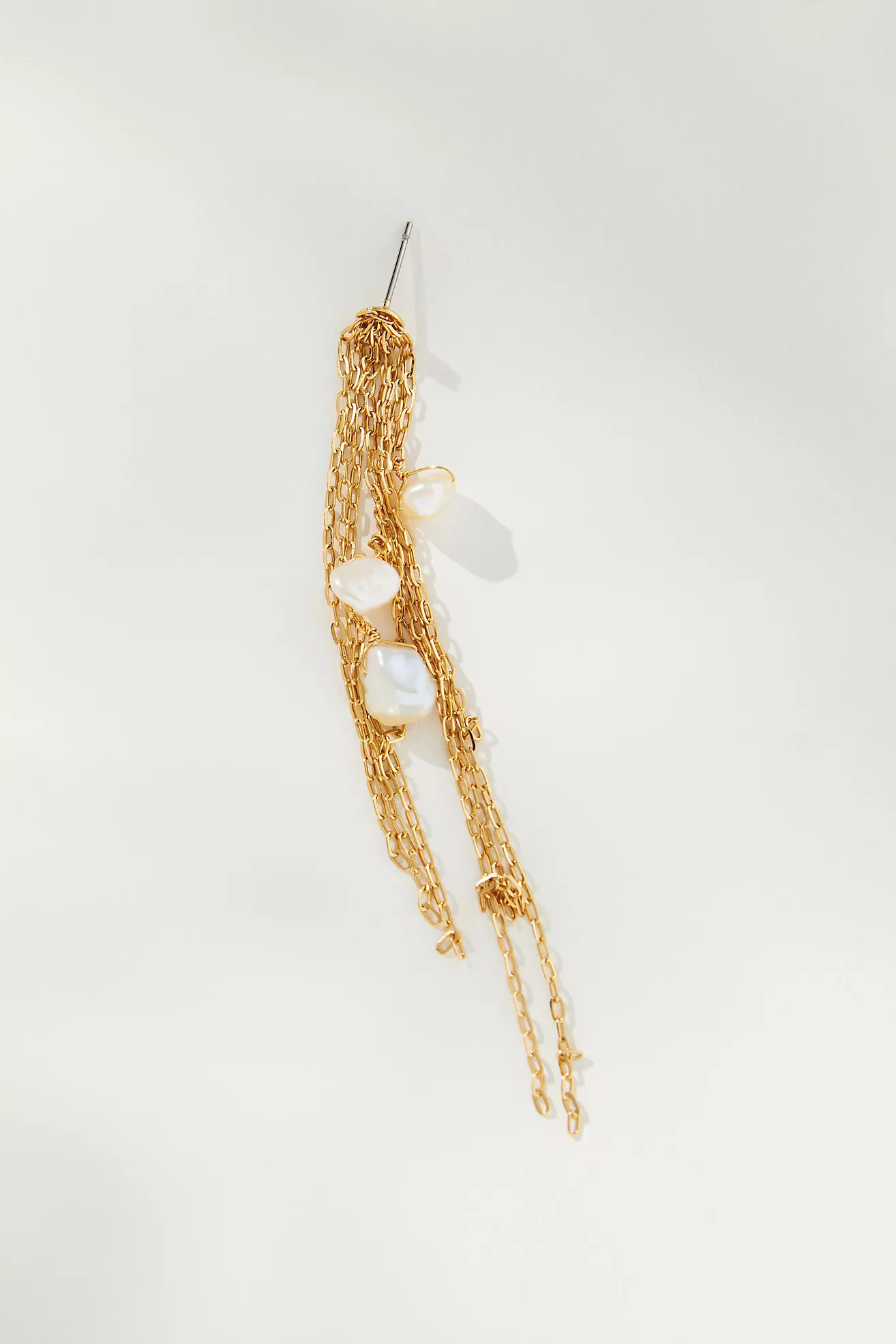 Pearl Fringe Drop Earrings | Anthropologie (US)