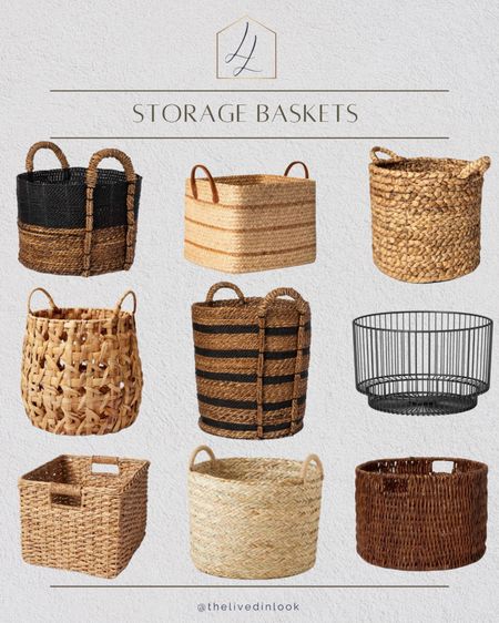 A basket roundup for all your cozy fall blankets!

Wicker basket, wire basket, 

#LTKhome #LTKfindsunder50 #LTKSeasonal