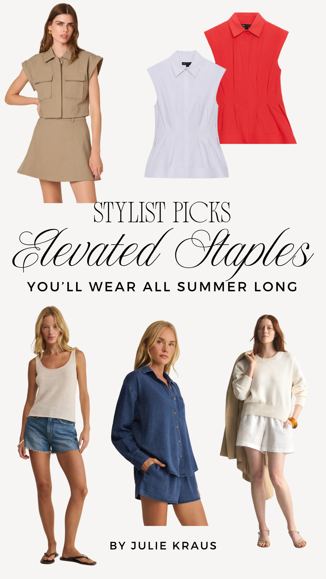 My favorite summer tops that feel elevated without trying too hard. These are the pieces that make every outfit look intentional. Summer Style 2026 • Stylist Picks • Summer Tops • Effortless Summer Style 

 #LTKSeasonal #LTKOver40
