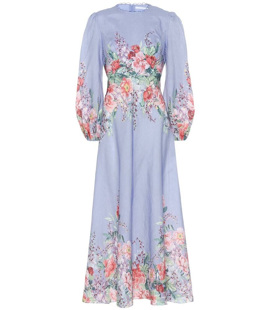 Bellitude floral linen midi dress | Mytheresa (US/CA)