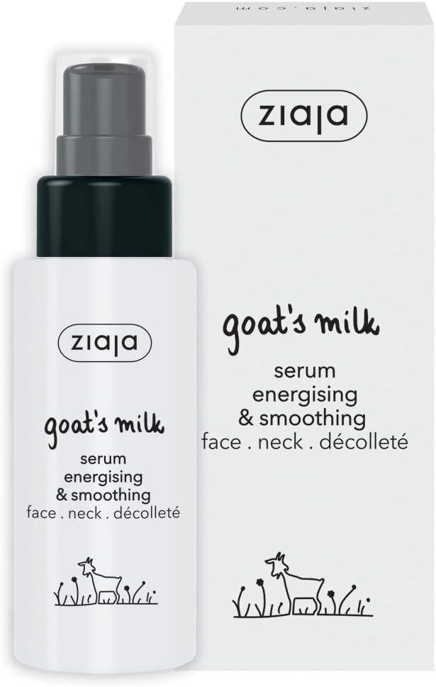 Ziaja Goat's Milk Serum Energizing and Smoothing - Face Neck décolleté | Amazon (US)